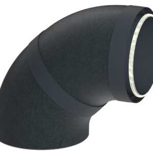 DucoFlex Insulated 90° bend with integrated coupler