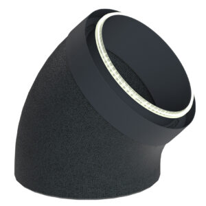 DucoFlex Insulated 45° bend with integrated coupler