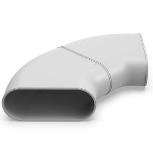 DucoFlex Horizontal elbow 90°/45° Rigid oval duct